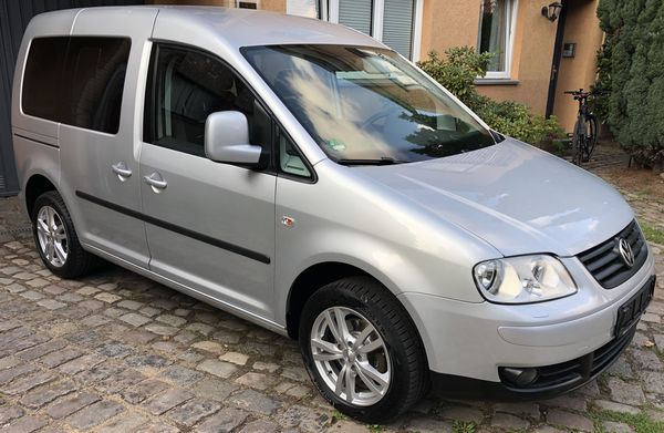 Ein VW Caddy aus gewerblicher Nutzung